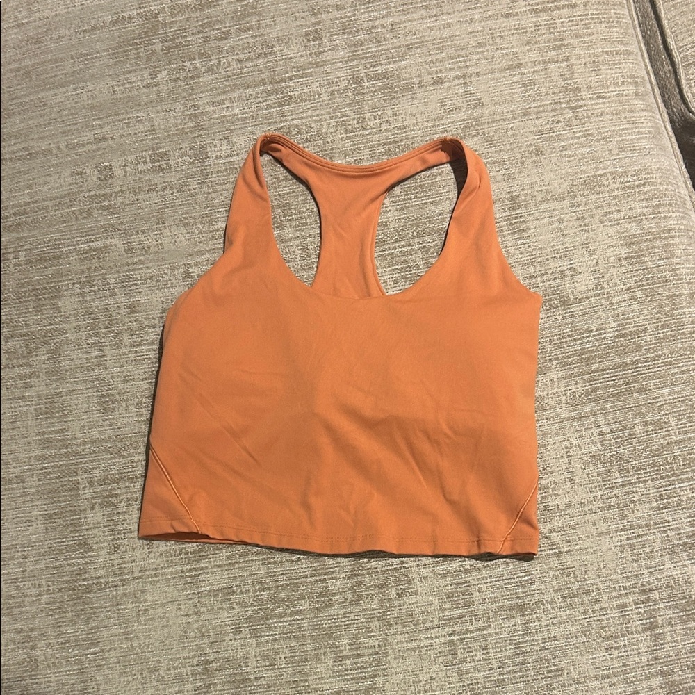 CALLA Orange Racerback Tank Top